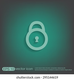 padlock symbol icon