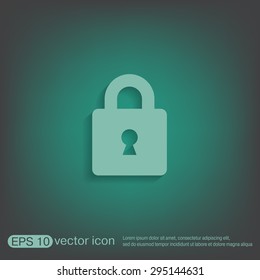 padlock symbol icon