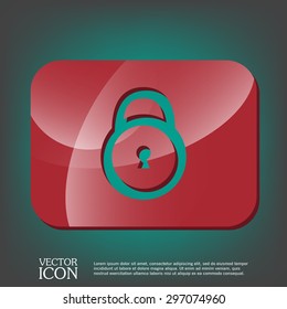 padlock symbol icon
