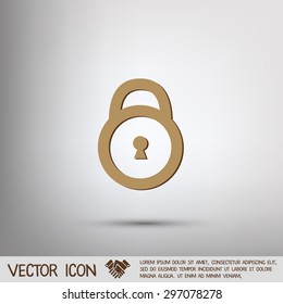 padlock symbol icon