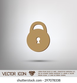 padlock symbol icon