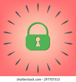 padlock symbol icon