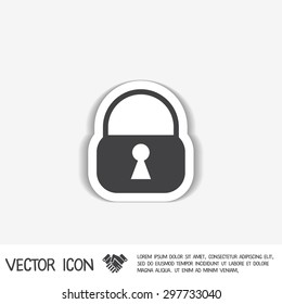 padlock symbol icon