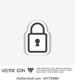 padlock symbol icon