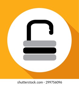 padlock symbol icon
