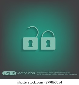 padlock symbol icon