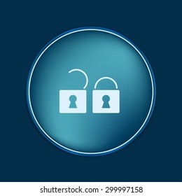 padlock symbol icon