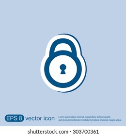 padlock symbol icon