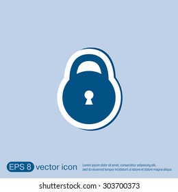 padlock symbol icon