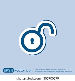padlock symbol icon