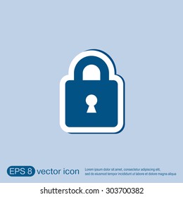 padlock symbol icon