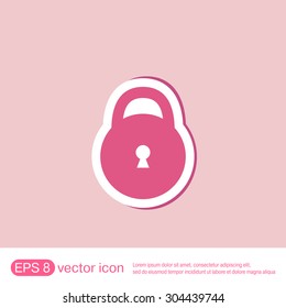 padlock symbol icon