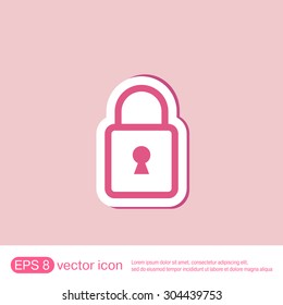 padlock symbol icon