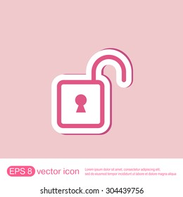 padlock symbol icon