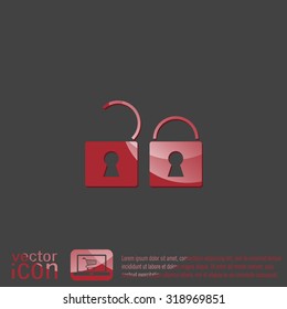 padlock symbol icon