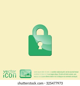 padlock symbol icon