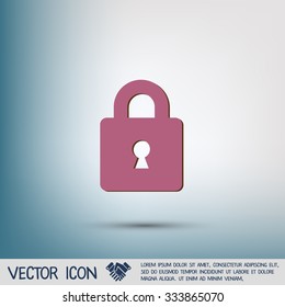padlock symbol icon