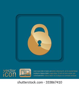 padlock symbol icon
