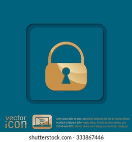 padlock symbol icon
