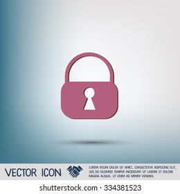 padlock symbol icon