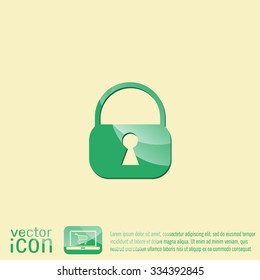 padlock symbol icon