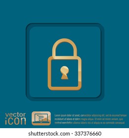padlock symbol icon