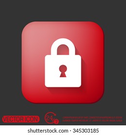 padlock symbol icon