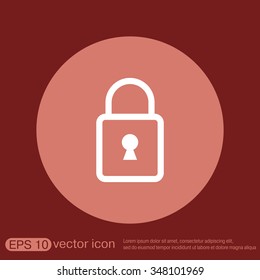 padlock symbol icon