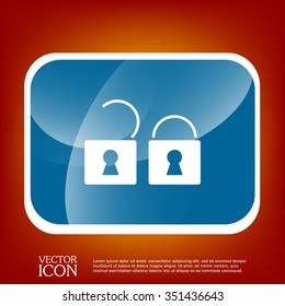 padlock symbol icon