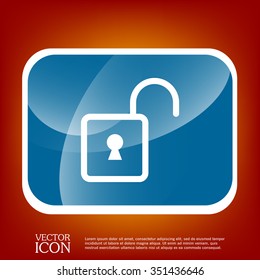 padlock symbol icon