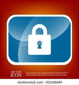 padlock symbol icon