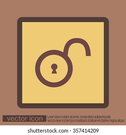 padlock symbol icon