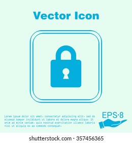 padlock symbol icon