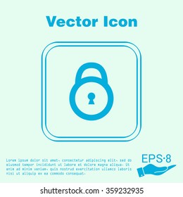 padlock symbol icon