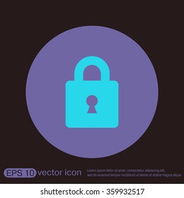 padlock symbol icon