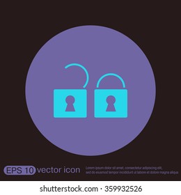 padlock symbol icon