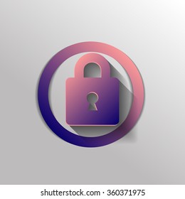 padlock symbol icon