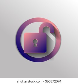 padlock symbol icon