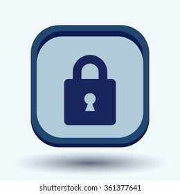 padlock symbol icon