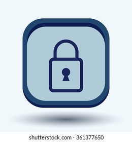 padlock symbol icon