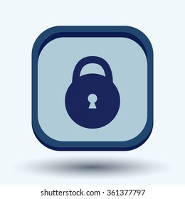 padlock symbol icon
