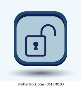 padlock symbol icon