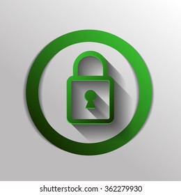 padlock symbol icon