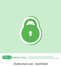 padlock symbol icon