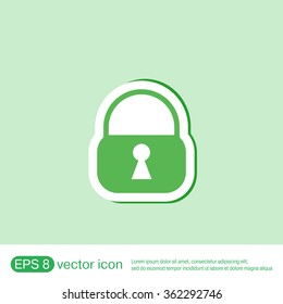 padlock symbol icon