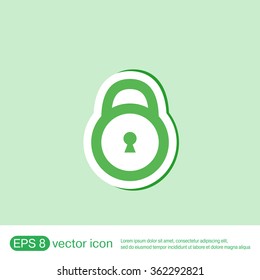 padlock symbol icon