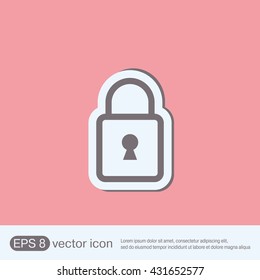 padlock symbol icon
