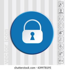 padlock symbol icon