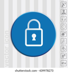 padlock symbol icon