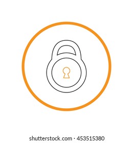 padlock symbol icon
